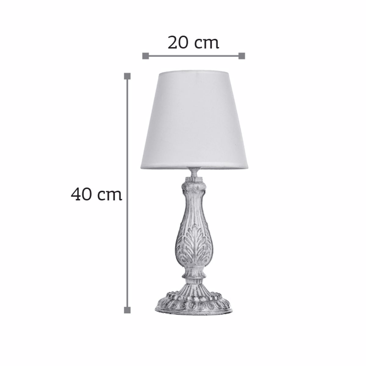 INLIGHT EPITRAPEZIO FOTISTIKO METALLIKO MPEZ PATINA E27 F20x40 cm 3468
